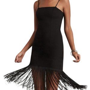 Reformation Aphelia Fringe Dress (0/xs)